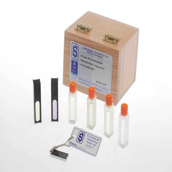CRMs for Calibrating Spectrophotometers & Spectrofluorometers by Hiten Techno Products Corporation
